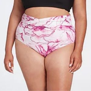 CALIA High Rise Front Twist Floral Bottoms